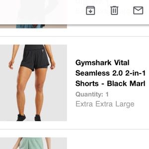 **New Gymshark shorts